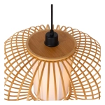 THULINE - Lampa wisząca - Ø 60 cm- 1xE27 - Light Wood Look - Essential 05457/60/72 LUCIDE
